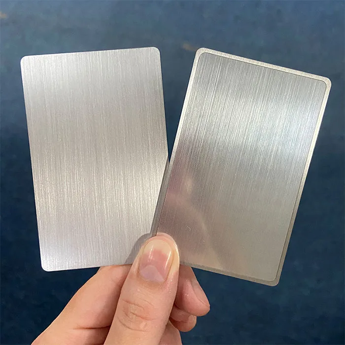 Customized query Factory Price Fast Reading Hidden Nfc Metal Card Premium Metal Business Card With Engraved Customized Logo