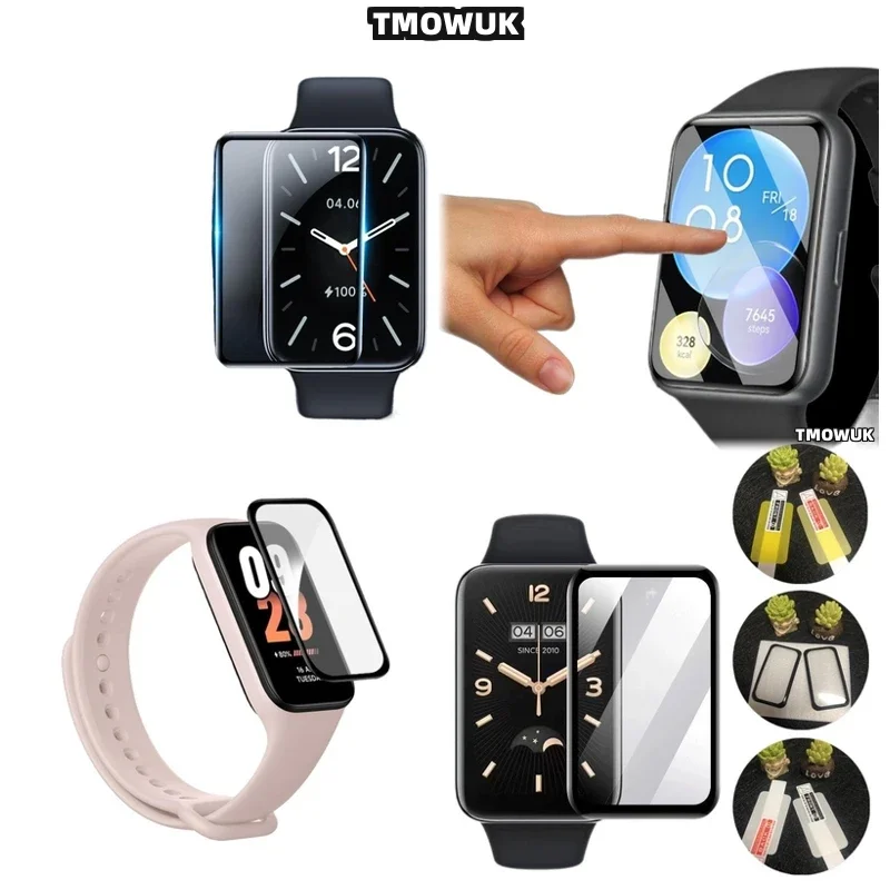 For Xiaomi Band 4 5 6 7 8 9 10 Pro, Crystal Clear PMMA Film, Ultimate Defense Against Scratches