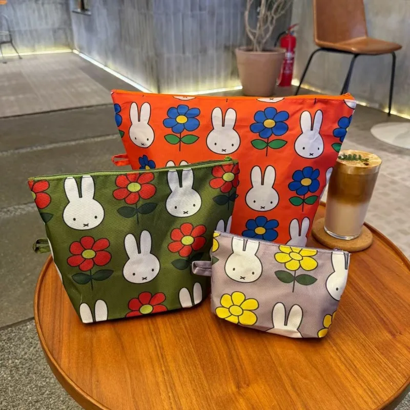 Miffy Cosmetic Bag 3-piece Set High-value Digital Cartoon Printed Men's and Women's Portable Wash Multi-function Storage Bag view 5