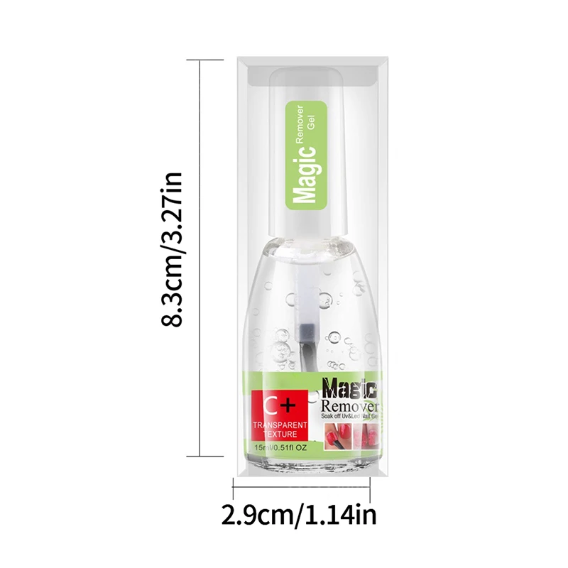 15Ml Doorweekt Verwijderaar Vernis Tool Burst Gel Lijm Weken Van Verwijderaar Polijsten Nail Cleaner Uv Gel Voor Manicure Nagellak Nagel Lac