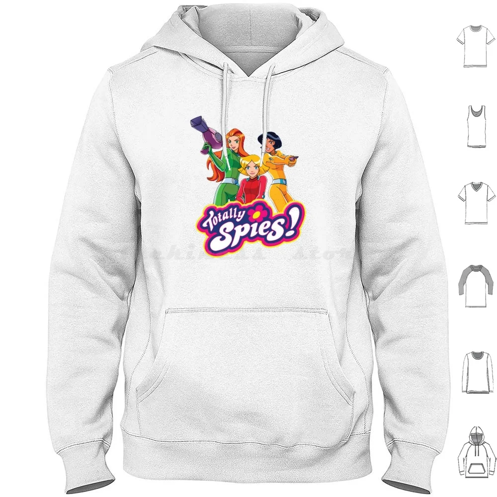 Totally Spies! Hoodies Long Sleeve Totally Spies Cartoon Totally Spies Boomerang Jack Toonami Jetstream Cartoon Grim