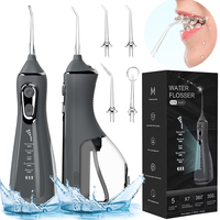 Portable Electric Oral Irrigator Dental Water Flosser 5 Modes IPX7 Rechargeable Dental Water Jet Irrigator Dental Teeth Cleaner