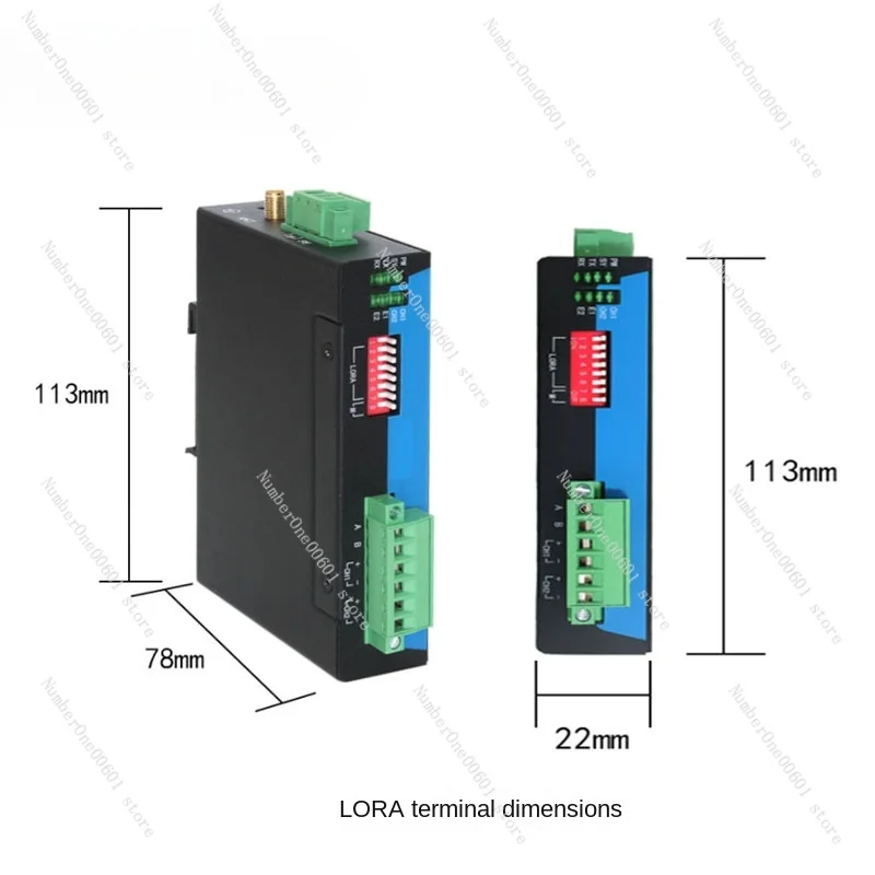 

2-полосная Переключение напряжения от аналогового до Lora, беспроводная Клемма, быстрая передача данных