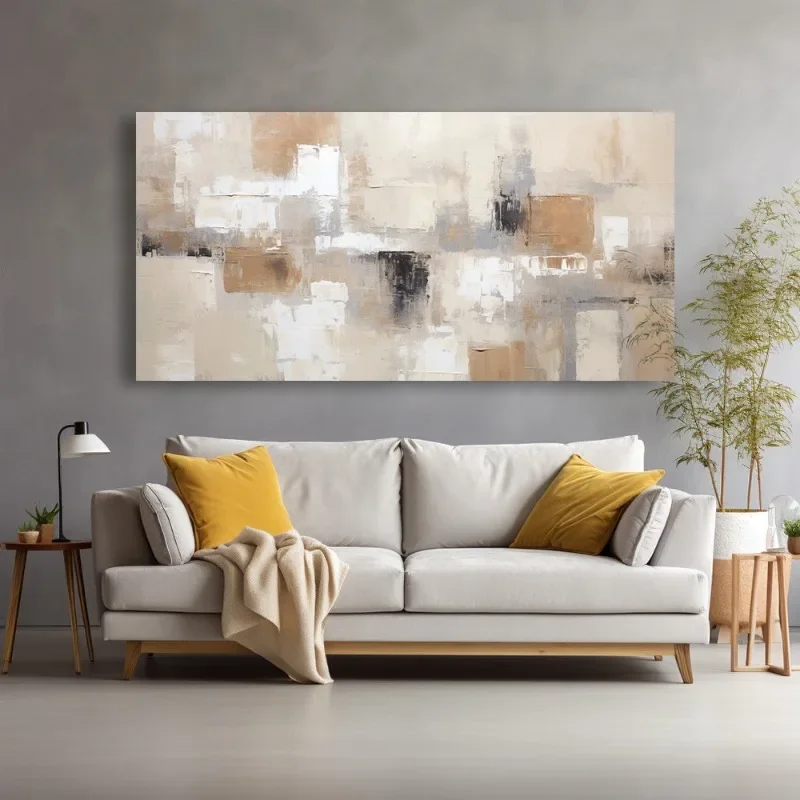 Large-sized 1pc frameless Canvas Painting Large Modern Abstract Canvas Wall Art , Frameless Painting for Living Room, Bedroom, O
