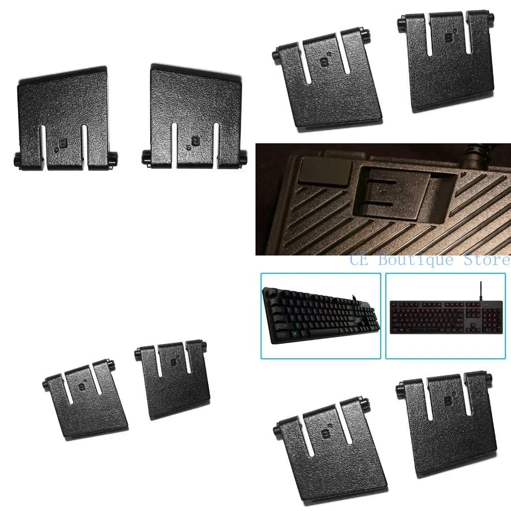 2Pcs Replacement Keyboard Bracket Leg Plastic Stand for G512 G413 Mechanical Gaming Keyboard Repair Parts