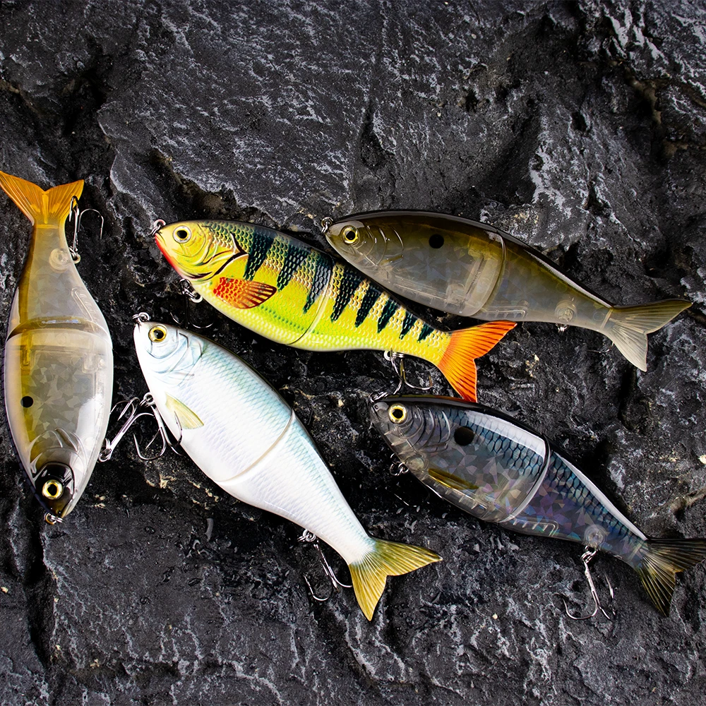 Magnisher Big Game Glide Shad Baits 17,8 cm 82 g langsam sinkende harte künstliche Angelköder GT Fishing Swimbaits Slide Lure Tackle – Detail 12