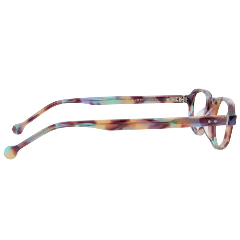 Fashionable handmade polygonal small frame acetate eyeglass frame artistic retro color matching can be matched with myopia glass