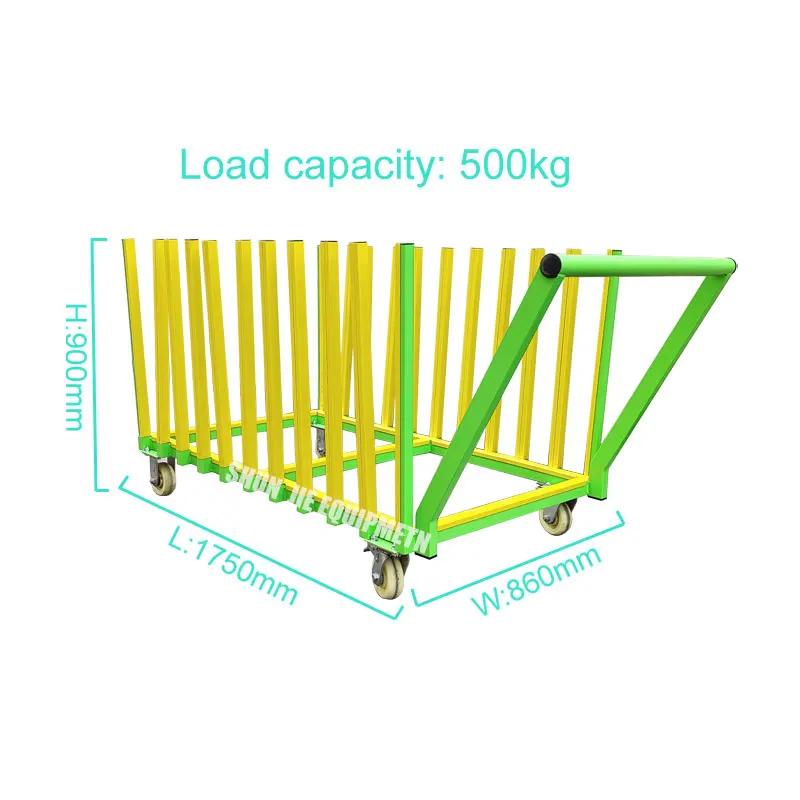 2025คอลัมน์ฉากกั้นใหม่การออกแบบที่ถอดออกได้แผ่นกระจกแนวนอนการจําแนกการจัดเก็บและการขนส่งRack