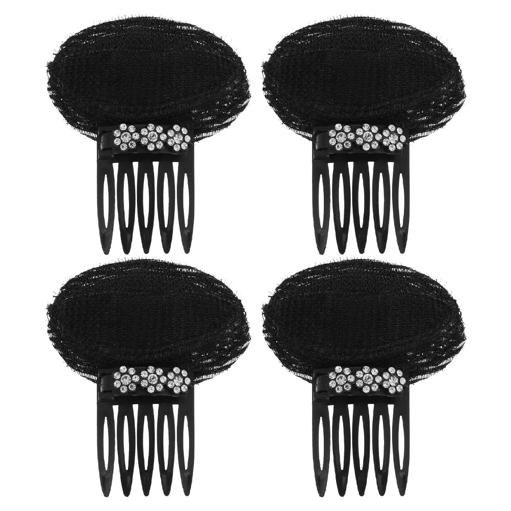 

4 Pcs Hairpin Decorative Pins for Women Clip Bridal Bridesmaid Accessories Clips Accessory Rhinestones Elegant