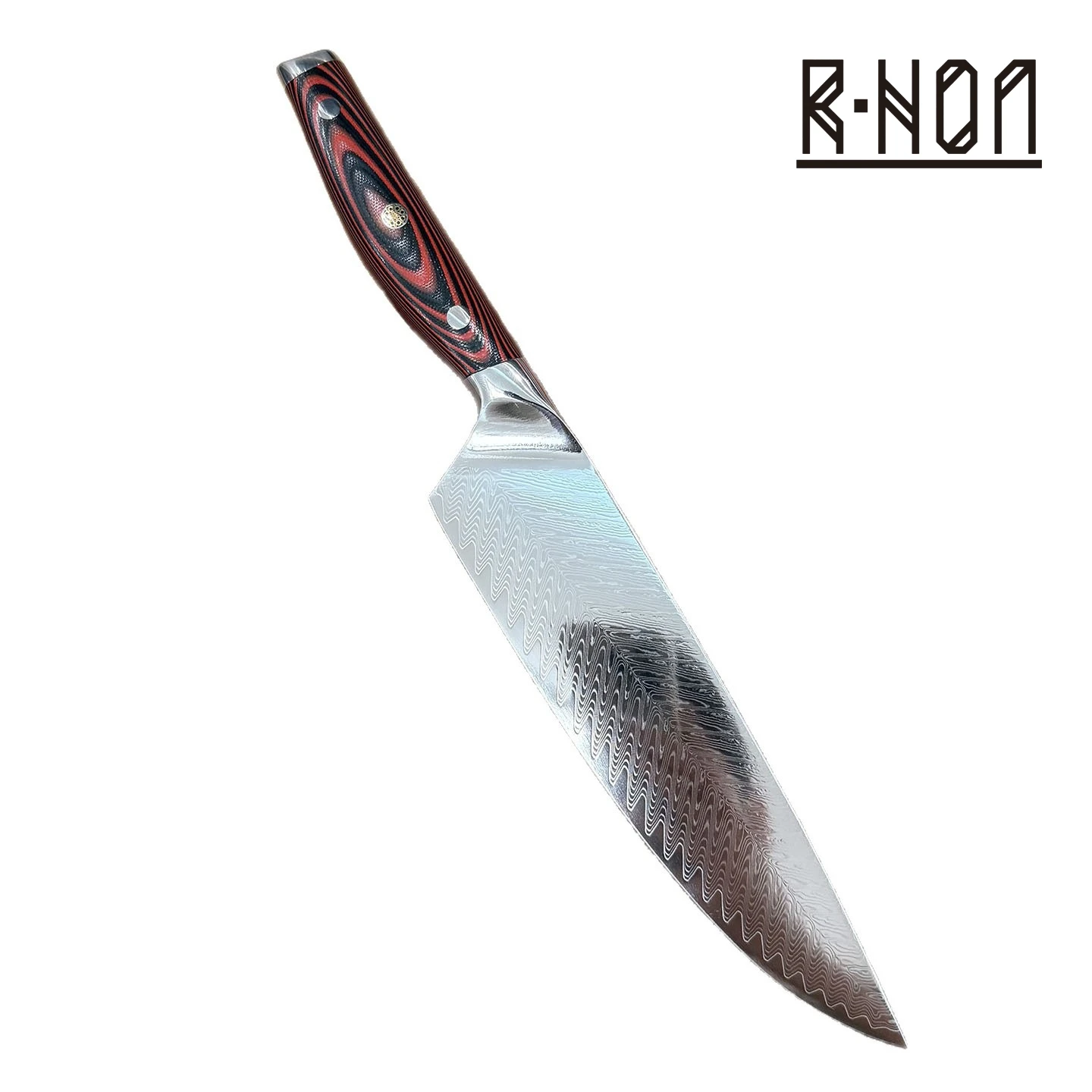 RHON Japanese Gyuto Knife 8inch 67Layer VG10 Damascus Steel G10 Handle Chef's Kitchen Slicing Utility Vegetable Cutting Knives