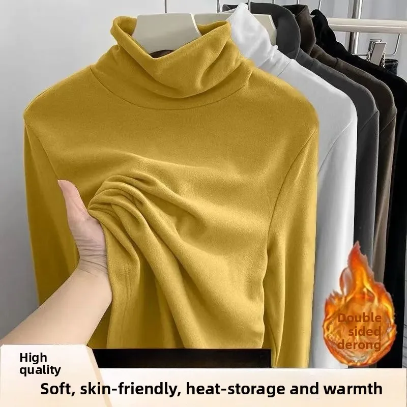 Rollkragen Frauen Pullover Herbst Winter Warme Shirts Koreanische Mode Langarm Pullover Slim Fit Casual Warme Strickwaren