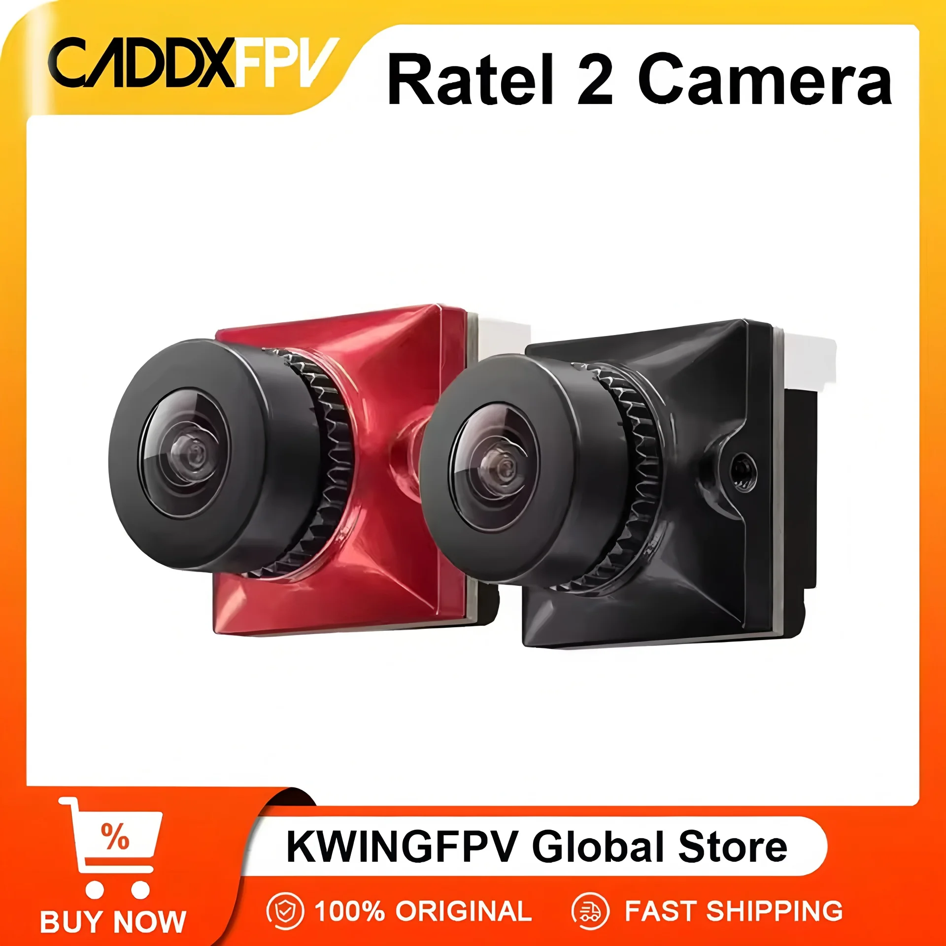 

Caddx Ratel 2 V2 FPV камера Ratel2 Объектив 2,1 мм 16:9/4:3 NTSC/PAL Переключаемая микро FPV камера Квадрокоптер Дрон
