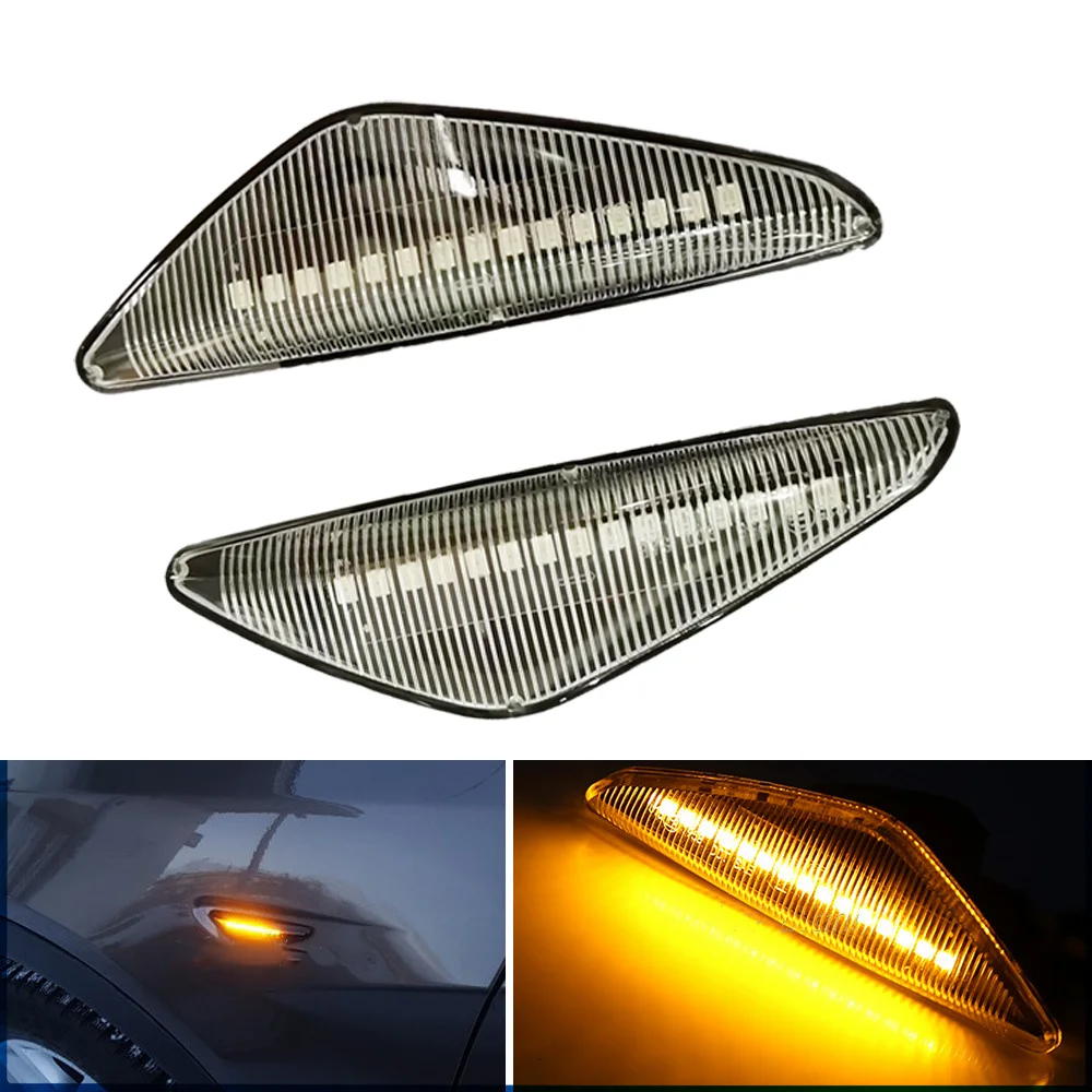 

2PCS Side Indicator LED Repeater Light For BMW X3 F25 X5 E70 X6 E71 Automobiles Parts & Accessories 63137171008