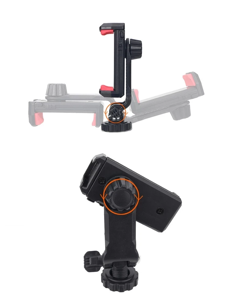 360 درجة تدوير الهاتف جبل حامل ترايبود آيفون 14 13 12 برو ماكس الهاتف الذكي مع الحذاء البارد ل Mic ضوء الهاتف كليب