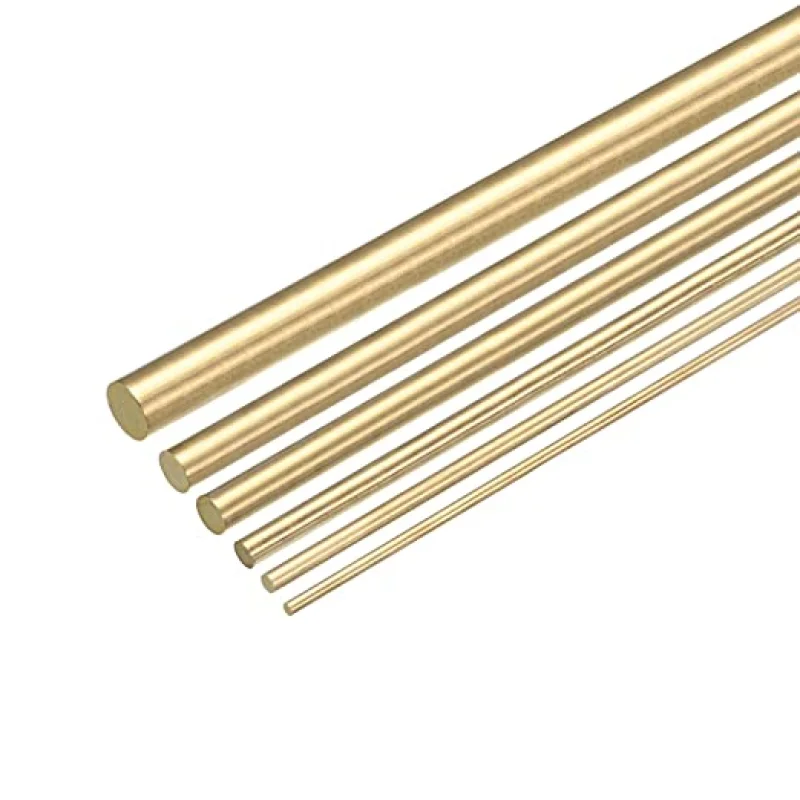 Imagem -02 - Barra Redonda de Bronze para Faça Você Mesmo Knife Handle Diâmetro 1.6 mm mm mm mm mm mm mm 10 mm 12 mm 14 mm 16 mm 18 mm 20 mm 100450 mm Comprimento 110 Pcs