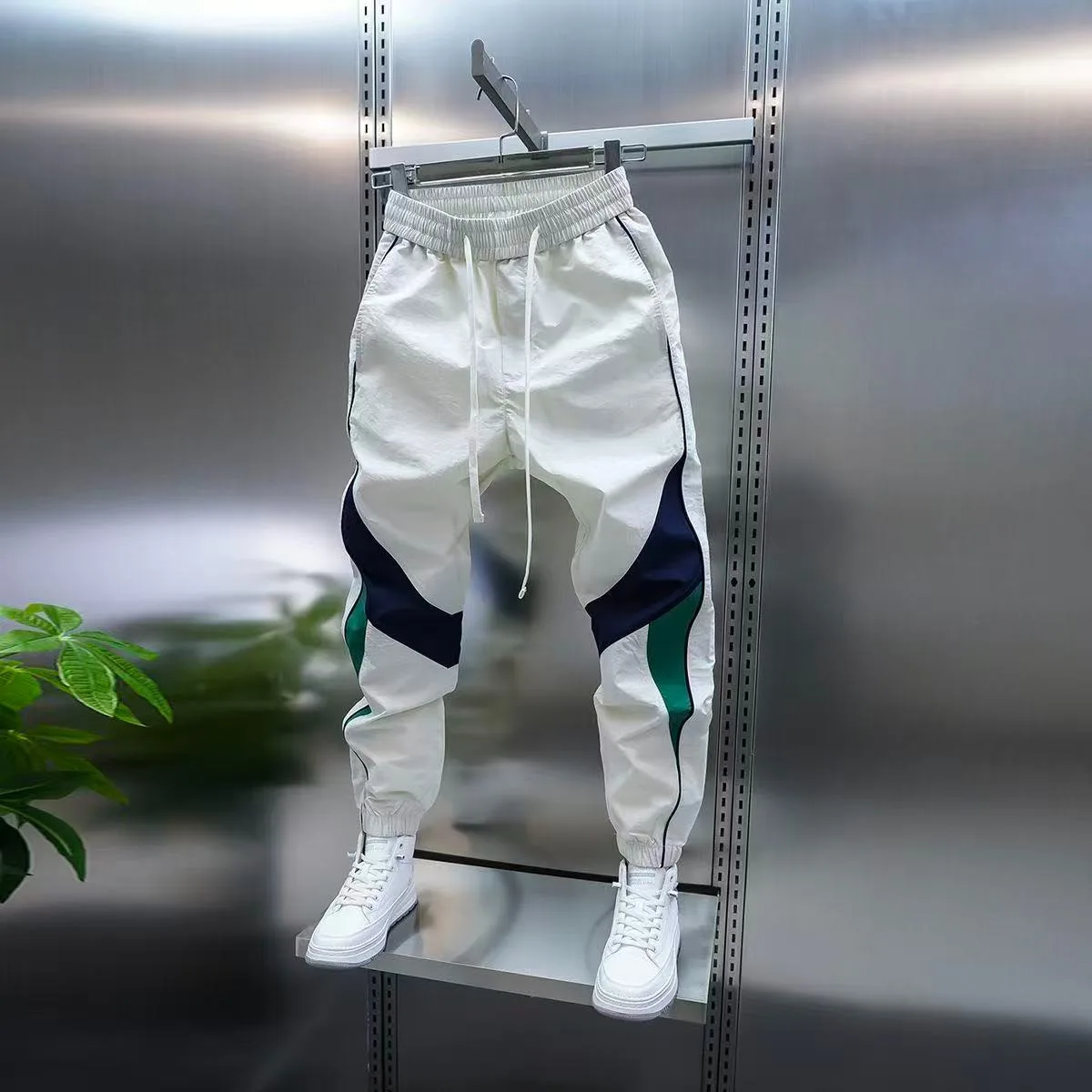 2026 Summer Men Joggers Sweatpants Spring Drawstring Casual Pants Workout Running Black Sports Trousers Men Clothing New