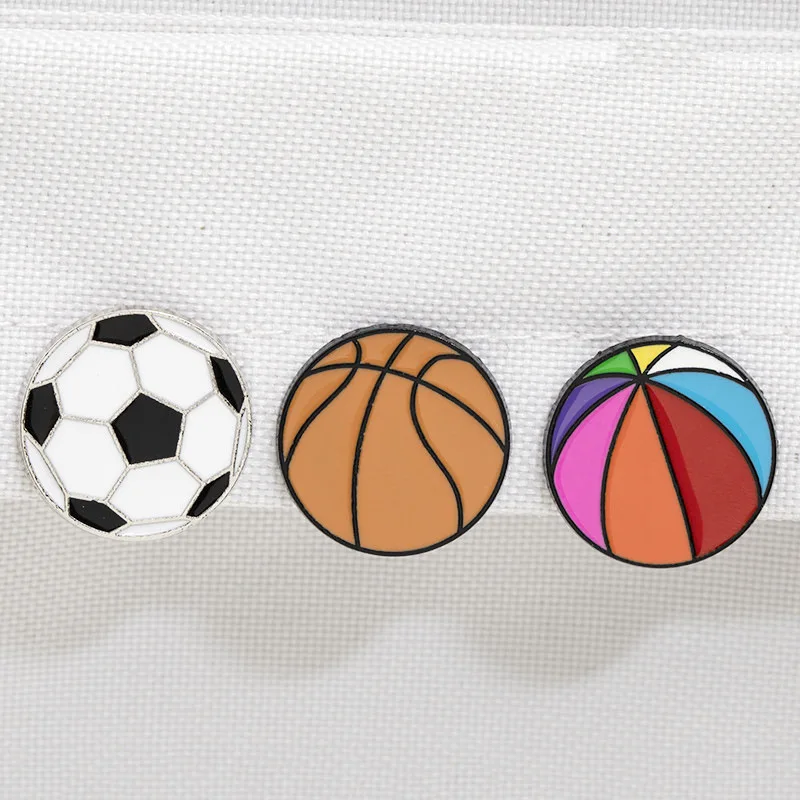 Rugby Trophy Enamel Pins Creative Cartoon Football Goal Panda Jersey Helmet Brooch Badge Trendy Cute Lapel Jewelry Gift For Kids