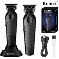 Cortadora de pelo Kemei KM-2299 para hombre, cortadora de pelo eléctrica profesional, cortadora de peluquero recargable por USB, cortadora de pelo eléctrica para hombre