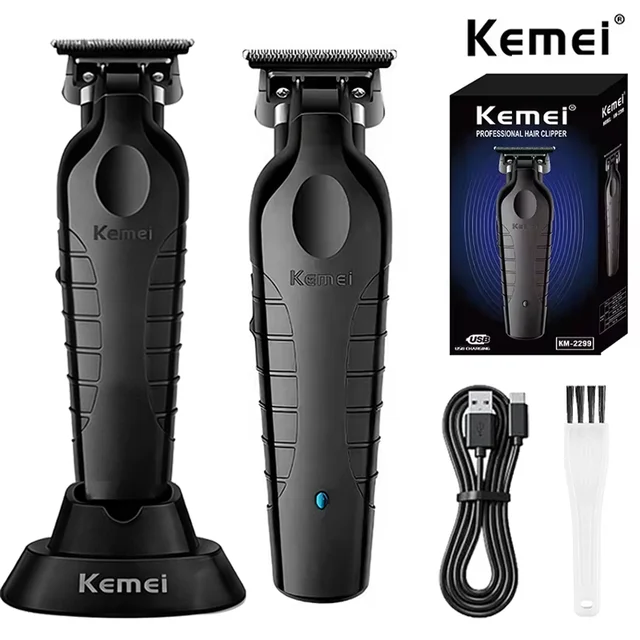 Kemei KM-2299 męska maszynka do strzyżenia włosów profesjonalna elektryczna maszynka do strzyżenia włosów USB akumulatorowy trymer fryzjerski męska elektryczna maszynka do strzyżenia włosów