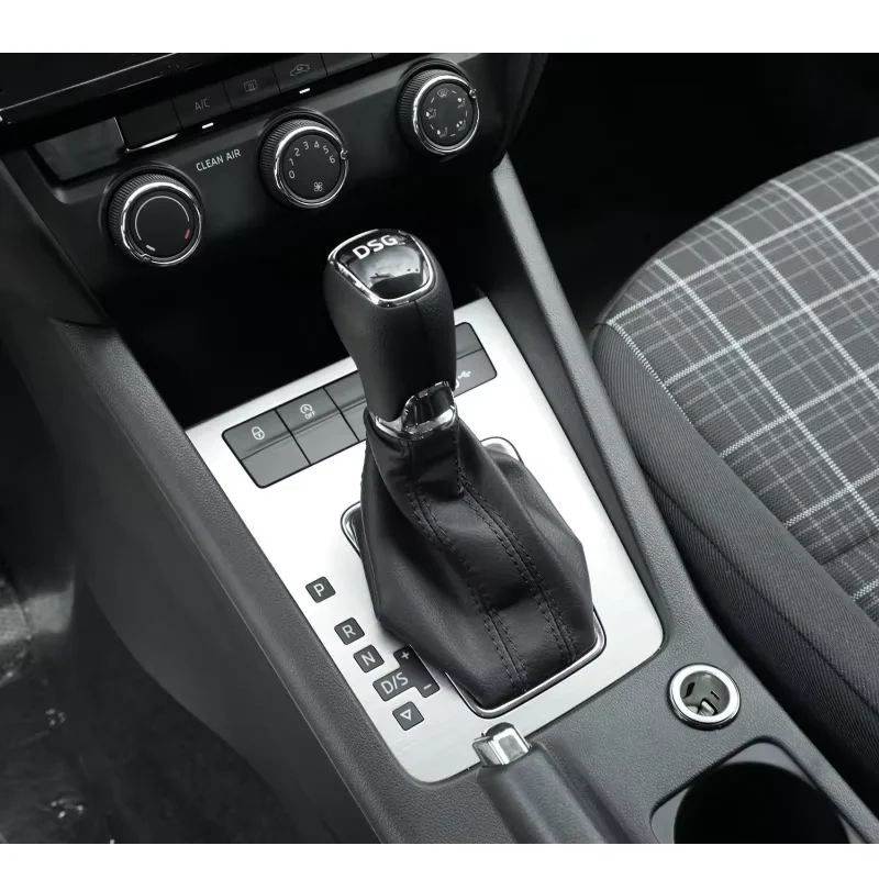 For Skoda Octavia Superb MK2 MK3 Yeti  Rapid Genuine Automatic DSG Gear Shift Knob Leather 6V1713123M