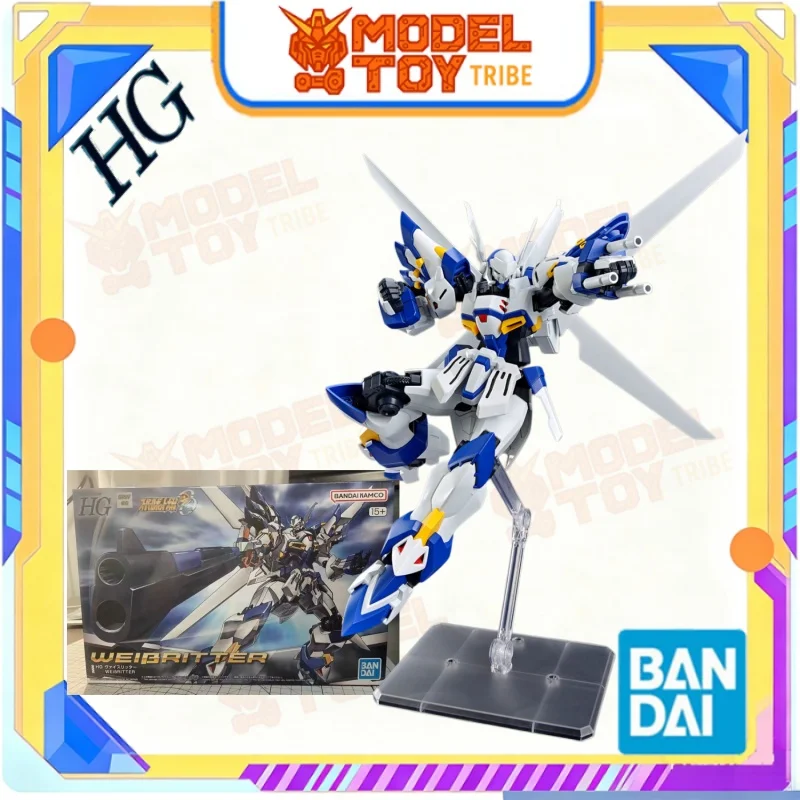 

Japan Bandai Original Anime GUNDAM Model HG 1/144 Weiβritter Model Kit Highly Detailed Collectible Gift for Children In-Stock