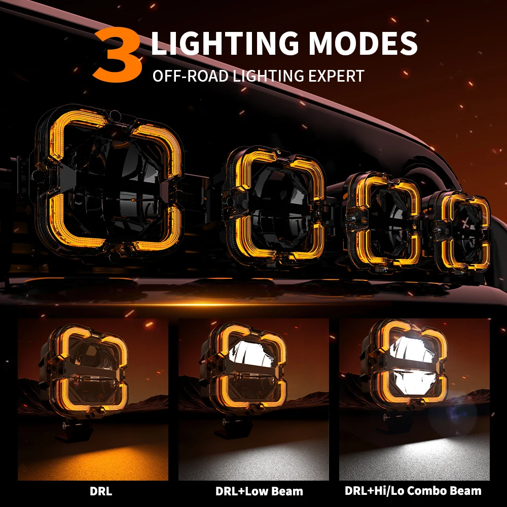 LOYO Factory Car Spot Pod Led Fog/driving Light 18/30/50 Inch LED Roof for Offroad UTV Vehicle Truck Work Led Modular Light Bars view 2