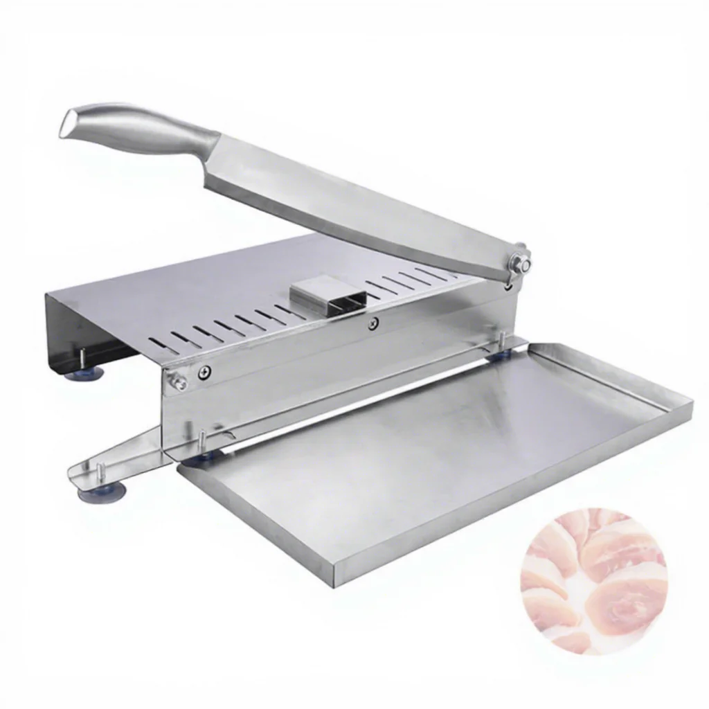 Manual Frozen Meat & Bone Cutting Tool Stainless Steel for Minced Lamb Chicken Duck Fish Food Processing