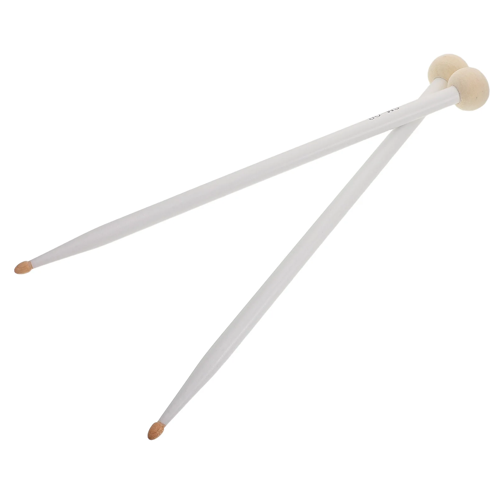 

2Pcs Ergonomic Wooden Handle Drum Mallets Hardwearing Wool Felt Heads Versatile Compatibility Rock Band Jazz Drum Mallets
