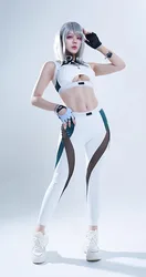 Game DirtyTechLong Suit LeotardCosplay Costumes Shayol Wei Yoga Clothes Sexy Patchwork Tight Sportswear