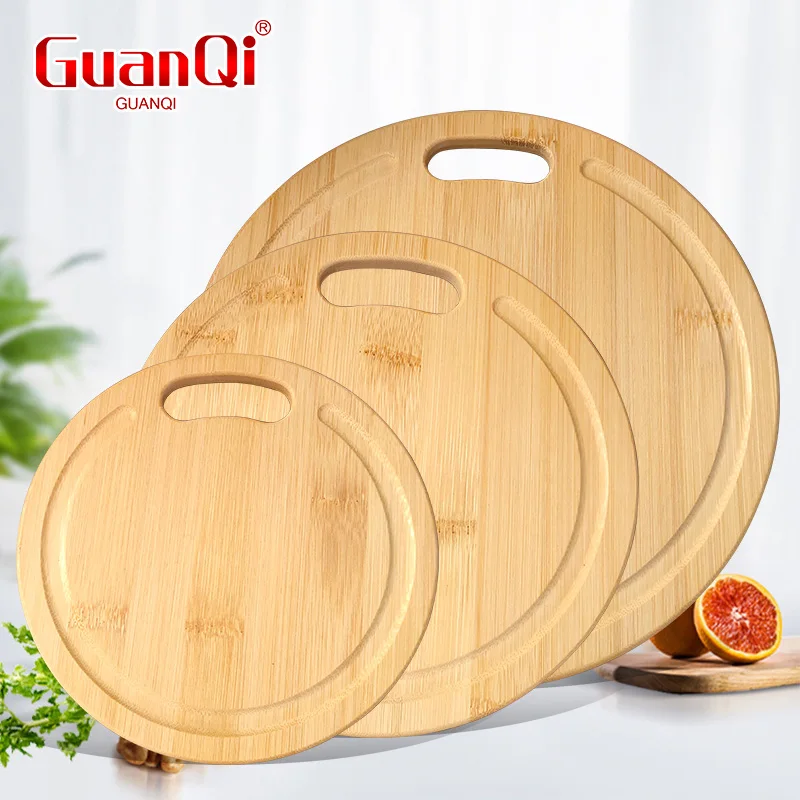 Tabla de cortar de bambú de doble cara, tabla de picar para cocina, tabla para queso, carne y embutidos - Tabla de cortar duradera para utensilios de cocina