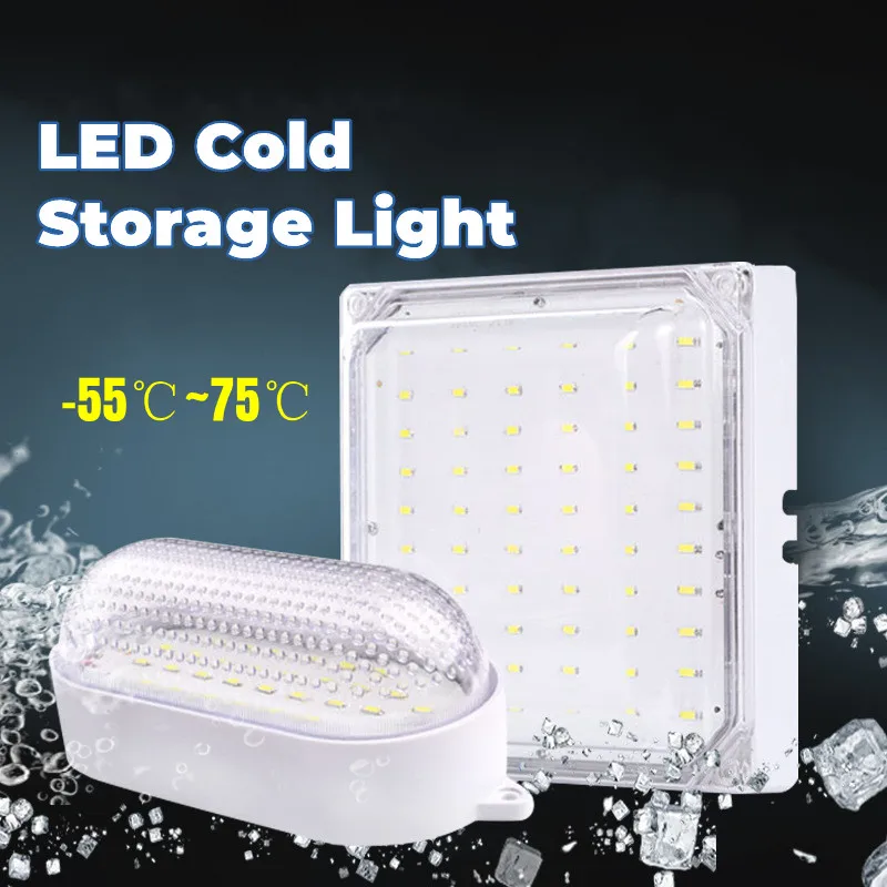 35W/45W/65W LED Cold Storage Lamp IP67 Tri-proof Light Fixture for Warehouse Factory Bathroom Ceiling Light Waterproof Sconce