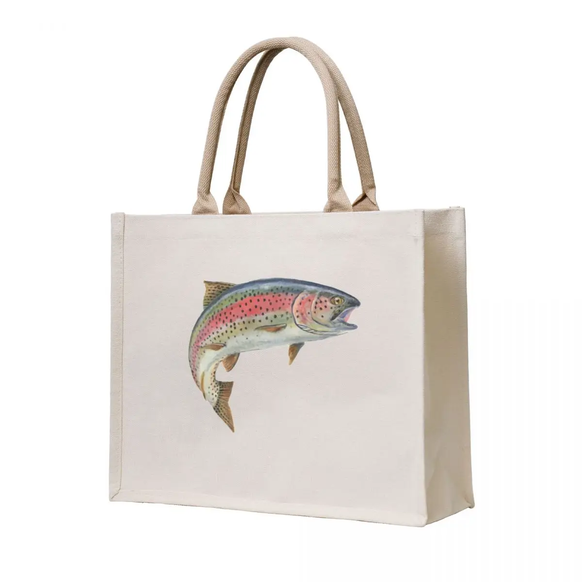 

Rainbow Trout Tote Bag shoping bag free delivery bags shopper bag women