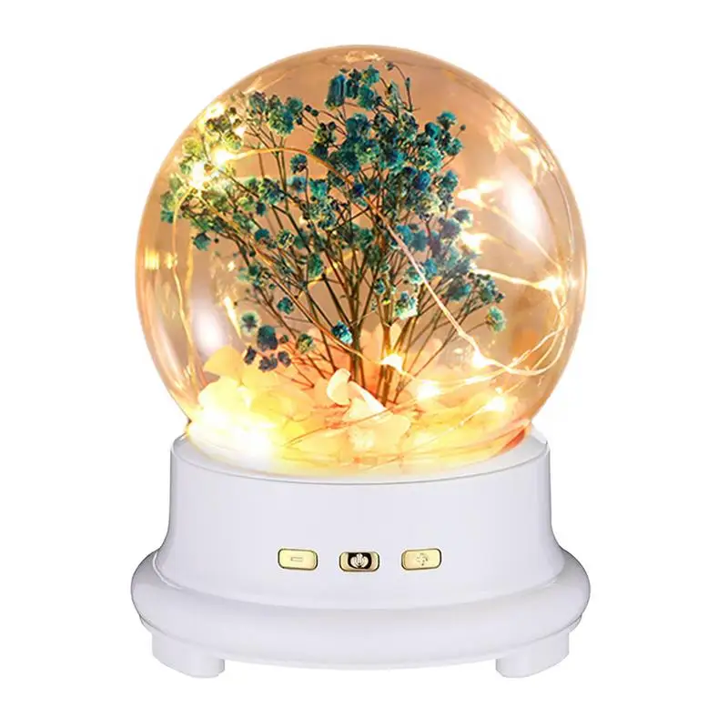 Portable Wireless Speakers Eternal Flowers Rose Musical Box Light Up Easy To Carry Eternal Rose Speaker For Mom Mothers Day For