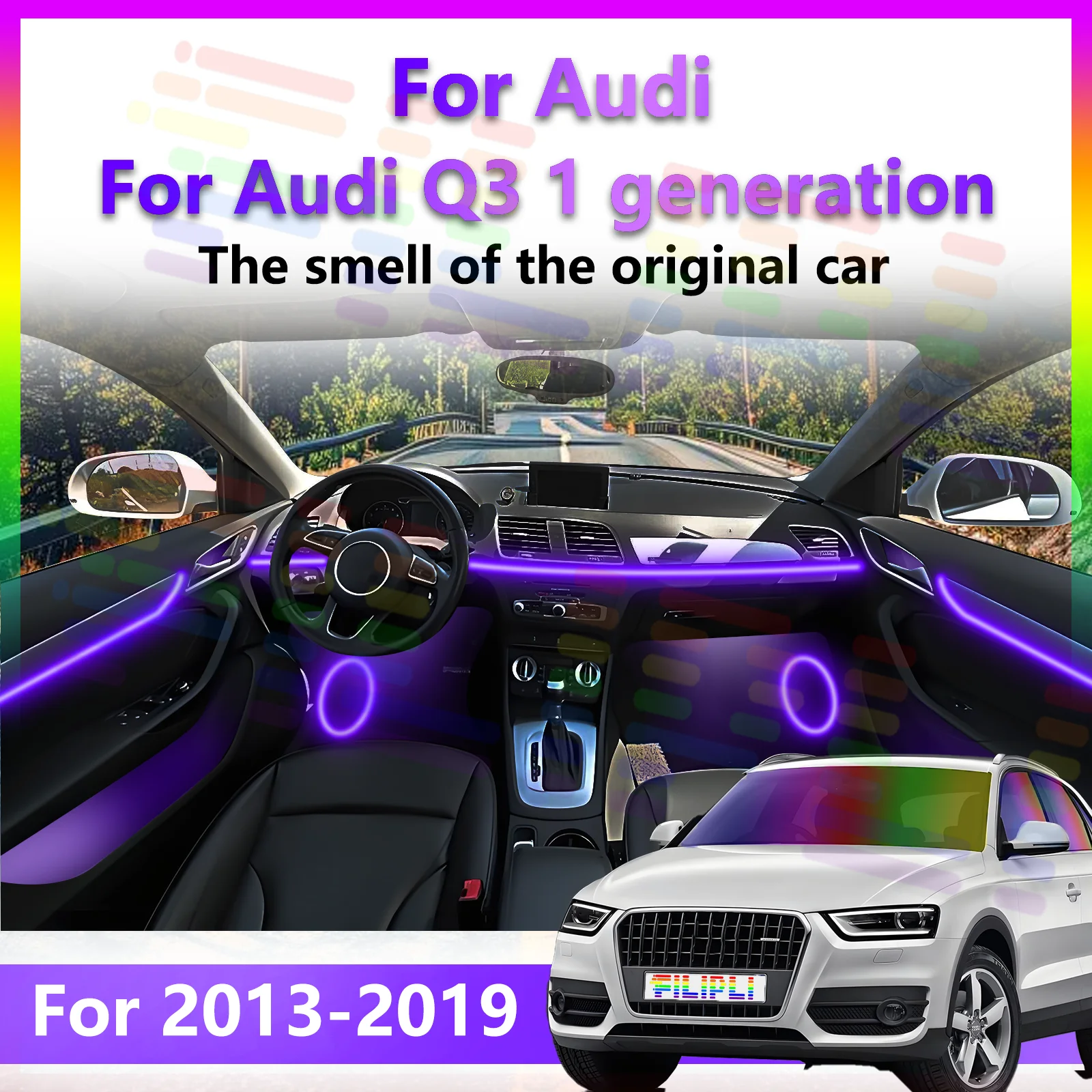 

For Audi Q3 Gen 1 Owners, Listen Up! Our Acrylic Light Strips are here to revolutionize your interior.