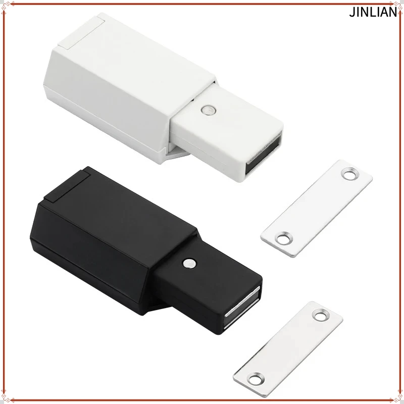 1Pcs Heavy Duty Magnetic Cabinet Door Bouncer Wardrobe Door Stop Drawer Push Closer Latch Catch for Kitchen Cupboard