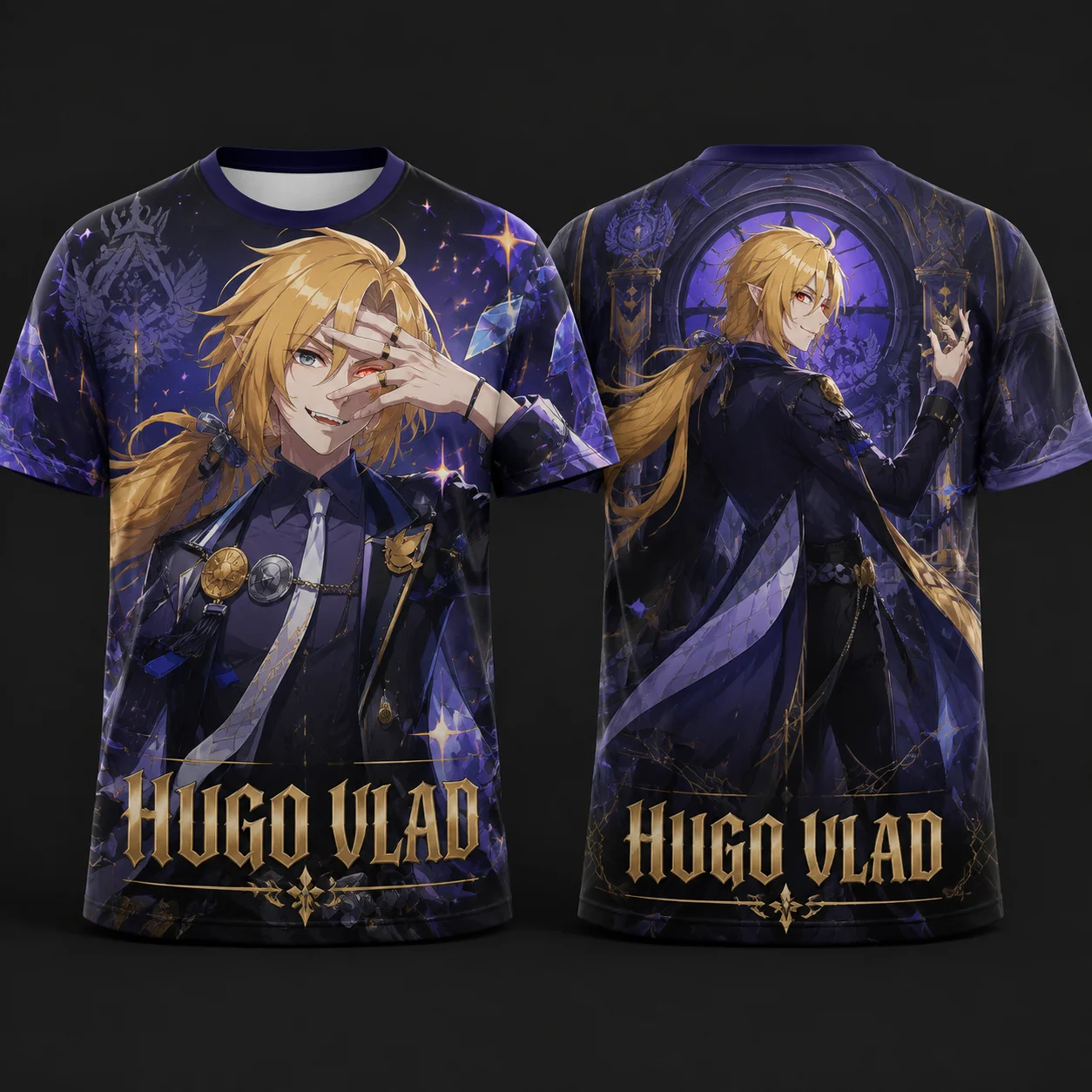Zenless Zone Zero ZZZ TShirt Hugo Vlad Ravenlock,Vivian Banshee All Over Print Football Jersey, Breathable Quick Dry Tee