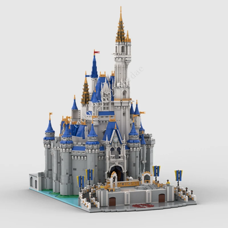 

13032PCS MOC Medieval Castle Building Block Model Ultimate fairy tale Castle Technical Brick DIY Set Mans For Adult Holiday Gift