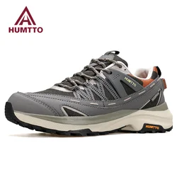 HUMTTO antypoślizgowe buty turystyczne dla mężczyzn Outdoor Walking męskie buty sportowe oddychające buty trekkingowe zimowe trampki do biegania w terenie