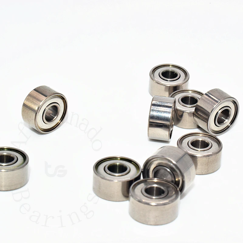 Miniaturlager 693ZZ, 10 Stück, 3 x 8 x 4 (mm), metallversiegelte Chromstahlteile, Lager, Getriebezubehör – Detail 8
