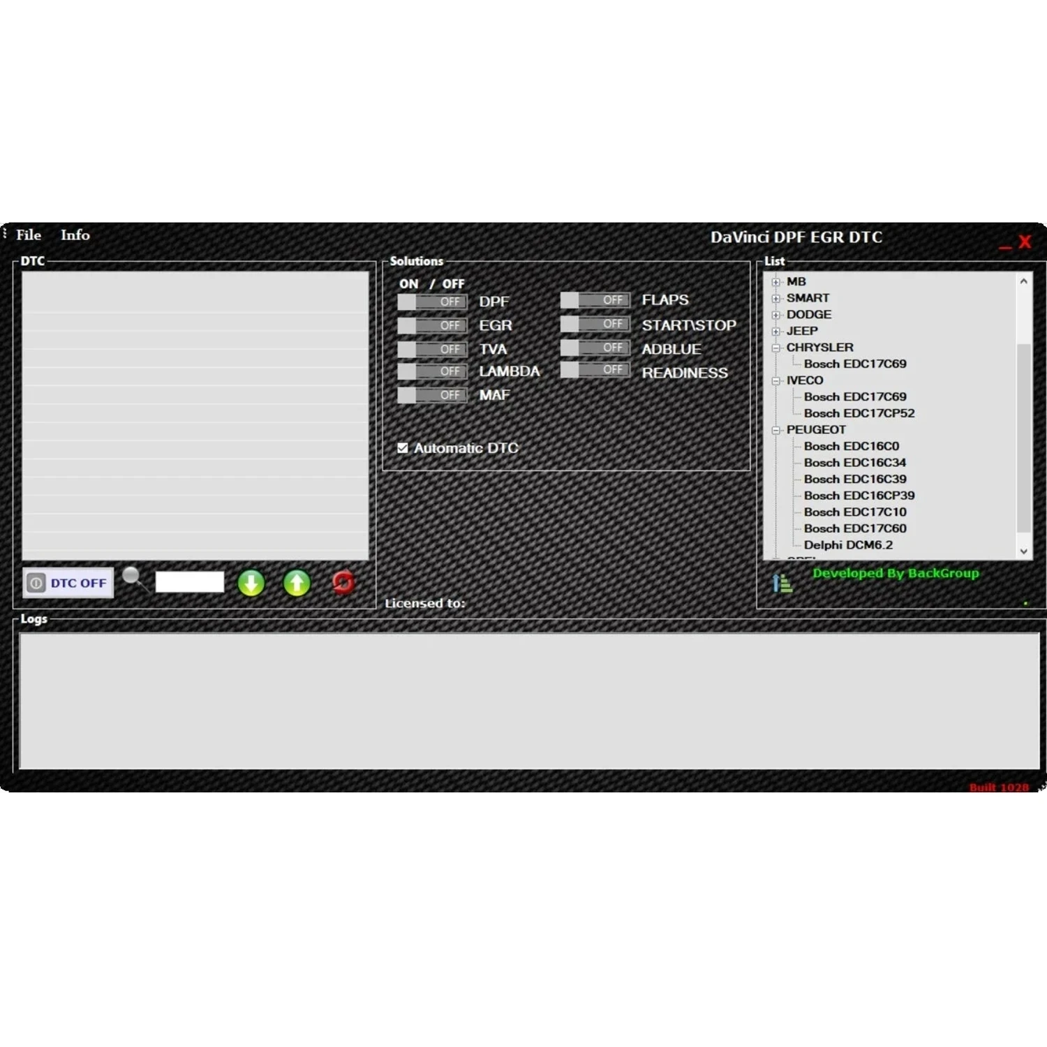 Davinci software Newest 1.0.28 PROCHIPTUNING REMAPPING DAVINCIREMAP Software Davinci support win7110/11