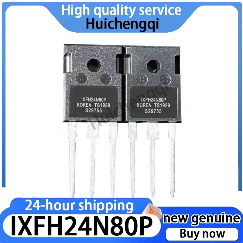 1PCS Genuine IXFH24N80P TO-247 N-channel 800V 24A MOSFET