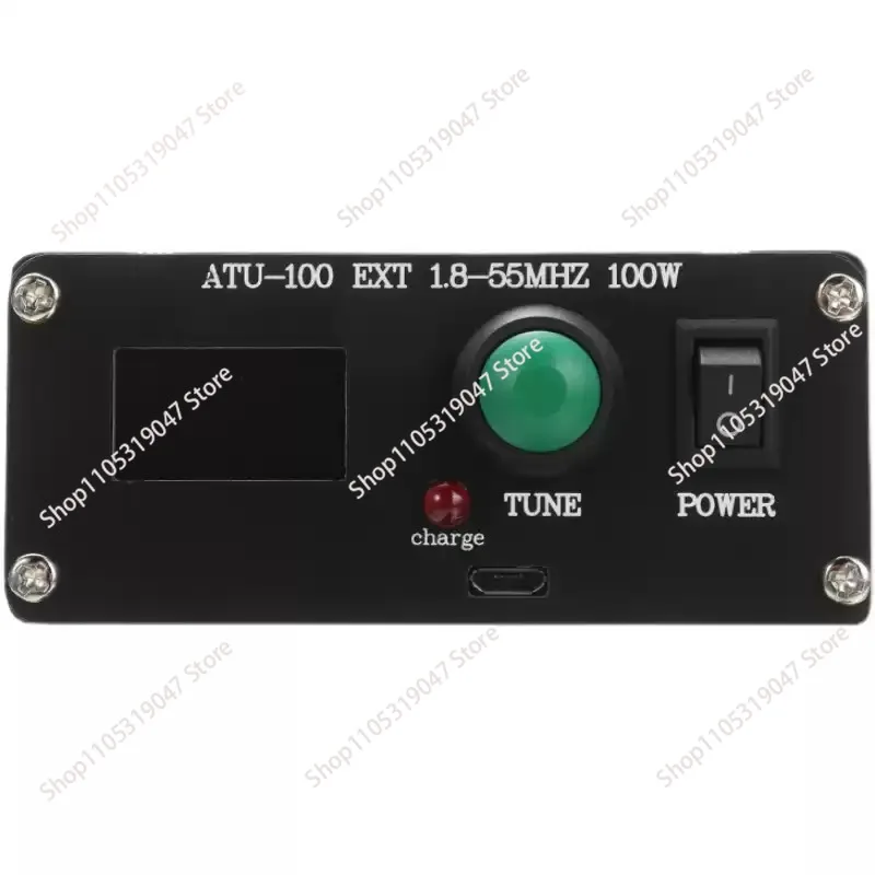 ATU-100 1.8-55Mhz mini Automatic Antenna Tuner 0.96-inch finished charging version with housing