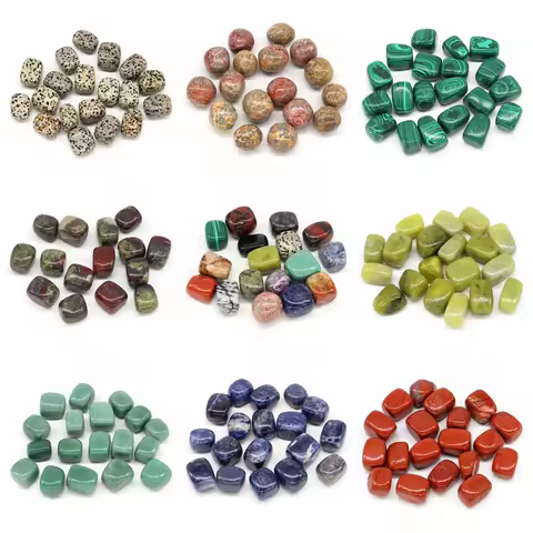 Wholesale Crystal Tumbled Stone Natural Gemstone Reiki Healing Energy Ore Mineral Specimen Home Garden Tank Aquarium Decor Gift