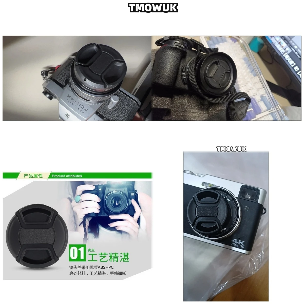 

For FUJIFILM X100V X-A10 X-M5 X-T30 X100VI S5 Pro X100VII X-Pro1 GFX 50S X-T200 Camera Lens Cap Protective Cover Center Pinch Sn