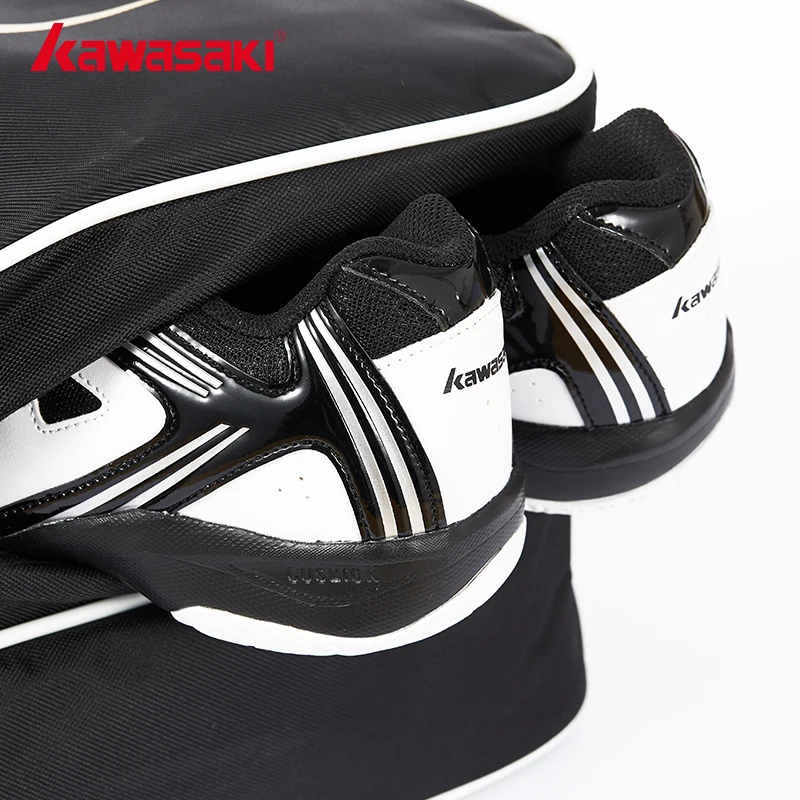 Kawasaki-Sac à dos de badminton de grande capacité, sac de raquette de squash, sac à chaussures séparé, sac de sport de tennis, 6 à 8 pièces