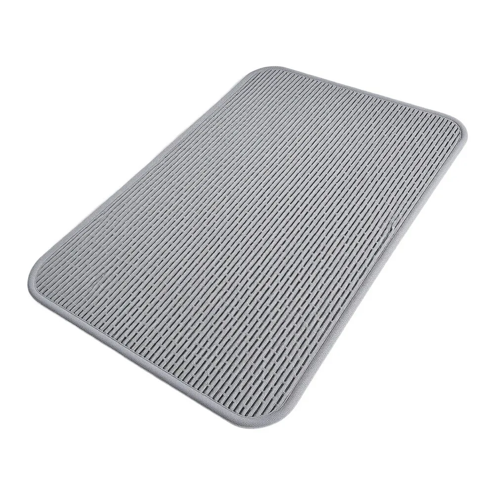 PVC Shower Floor Mat Non Slip Shower Mat Upgraded Soft PVC Material Large for Quick Drain Holes Gentle Foot Comfort Mat