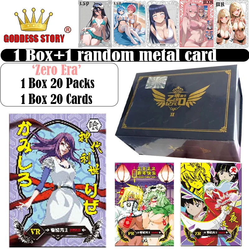 

Zero Era Goddess Story Collection Cards Waifu Booster Box Rare SER Anime Game Girl Party Swimsuit Party Doujin Toys Hobby Gift