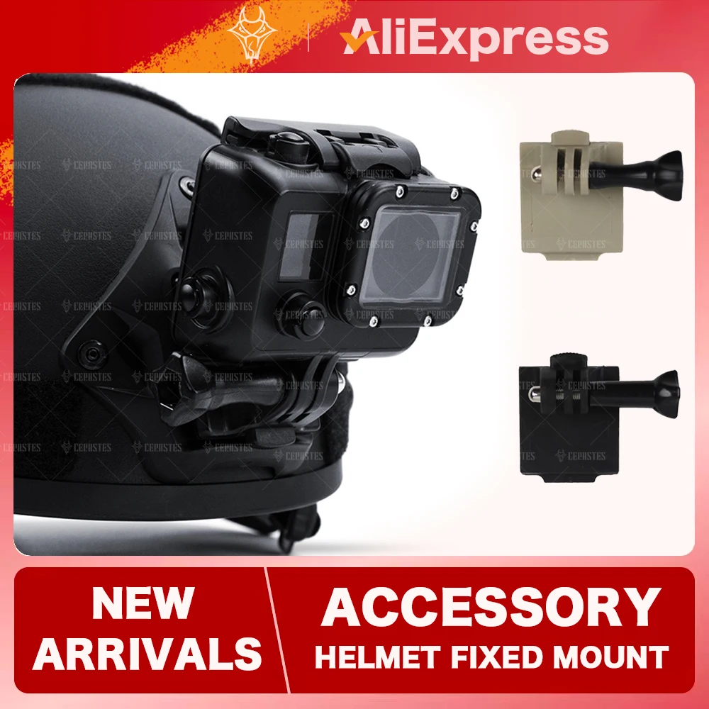 

Universal Helmet Fixed Mount,Plastic Camera Bracket Adapter Camera Accessories for Sport Camera Camcorders Adjustable