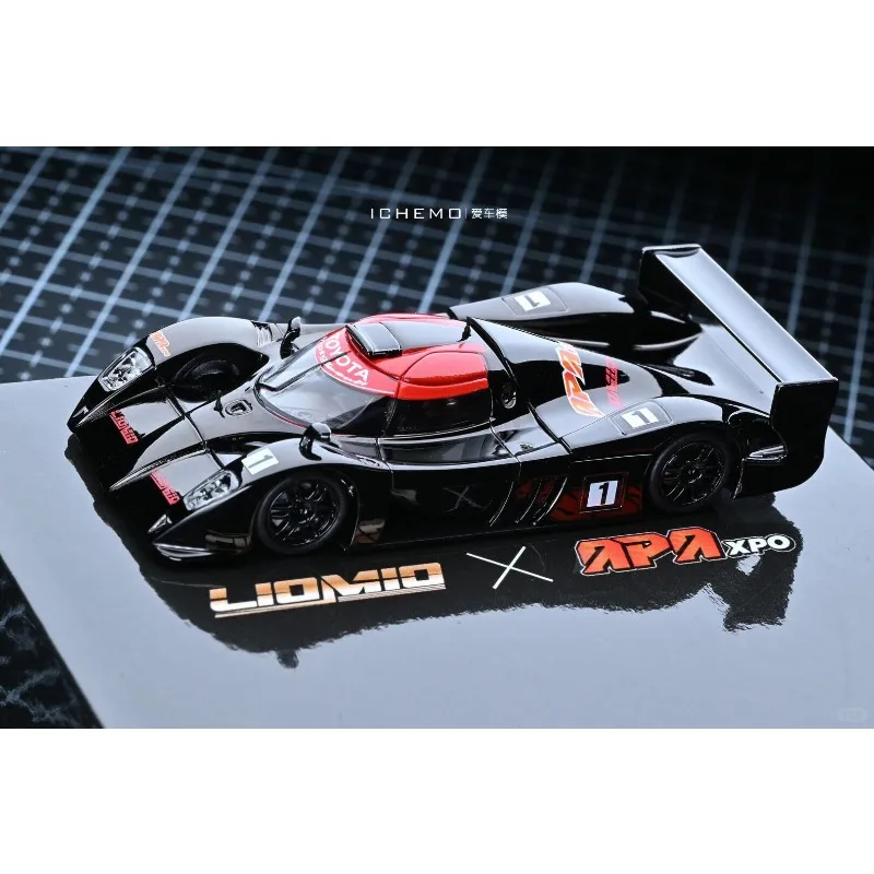 Liomio x APAxpo 1/64 Toyota GT Plated Black VIP Limited Edition 2026 Foshan Modified Auto Show Alloy Die Casting Car Model .
