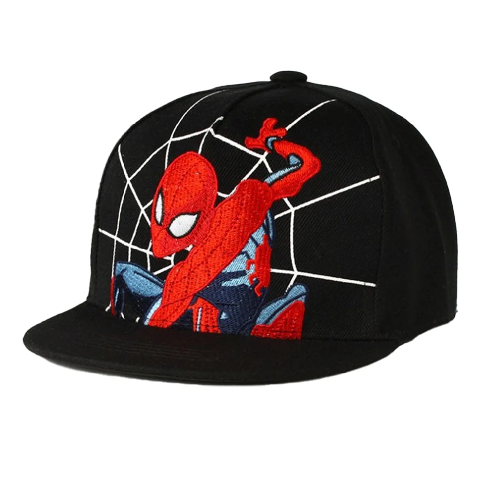 Neue Spiderman-Baseballmütze, Avengers, Superhelden-Mütze, coole Mode, lässig, verstellbare Entenzungenkappen, Hip-Hop-Stil, Kinder-Sommerhüte